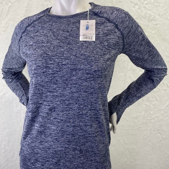 Sport Haley Womens LS NWT Blue Fallon Crewneck Golf Athletic Outdoor Top Size M - Picture 3 of 15